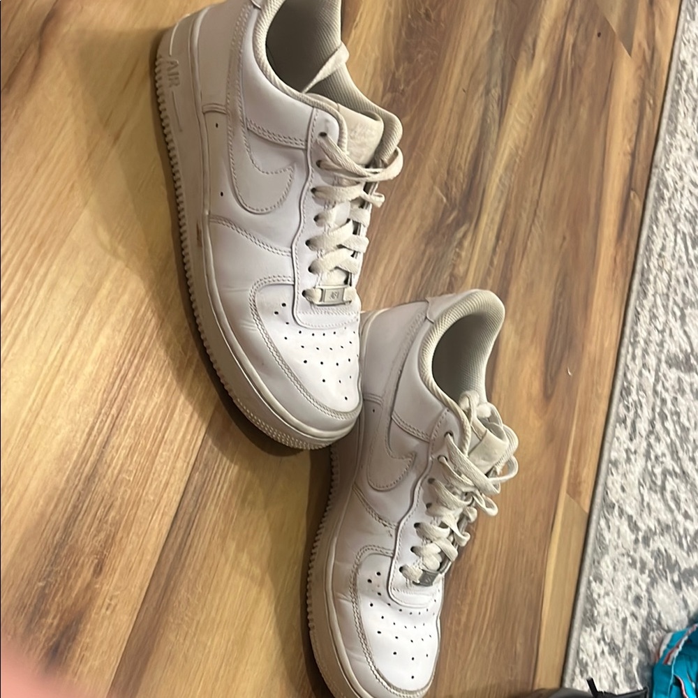 White Nike Air Force 1 Sneakers